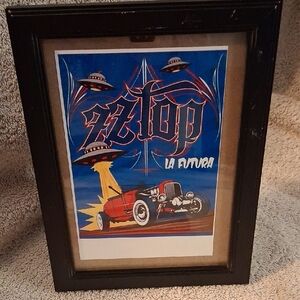 Framed ZZ Top La Futura Poster